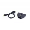 HDMI liidese jaotur Gembird DSW-HDMI-35 — 3 porti, HDMI, 0,5 m kaabel, must