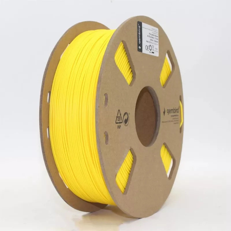 GEMBIRD PLA kollane, 1,75 mm, 1 kg
