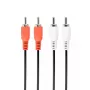 Audio kaabel Gembird CCA-2R2R-6 1.8 m 2 x RCA Must