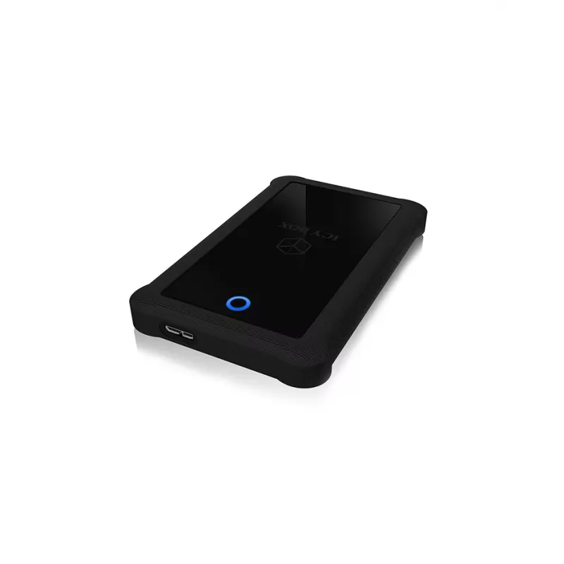 ICY BOX IB-233U3-B HDD/SSD korpus Must 2,5 tolli