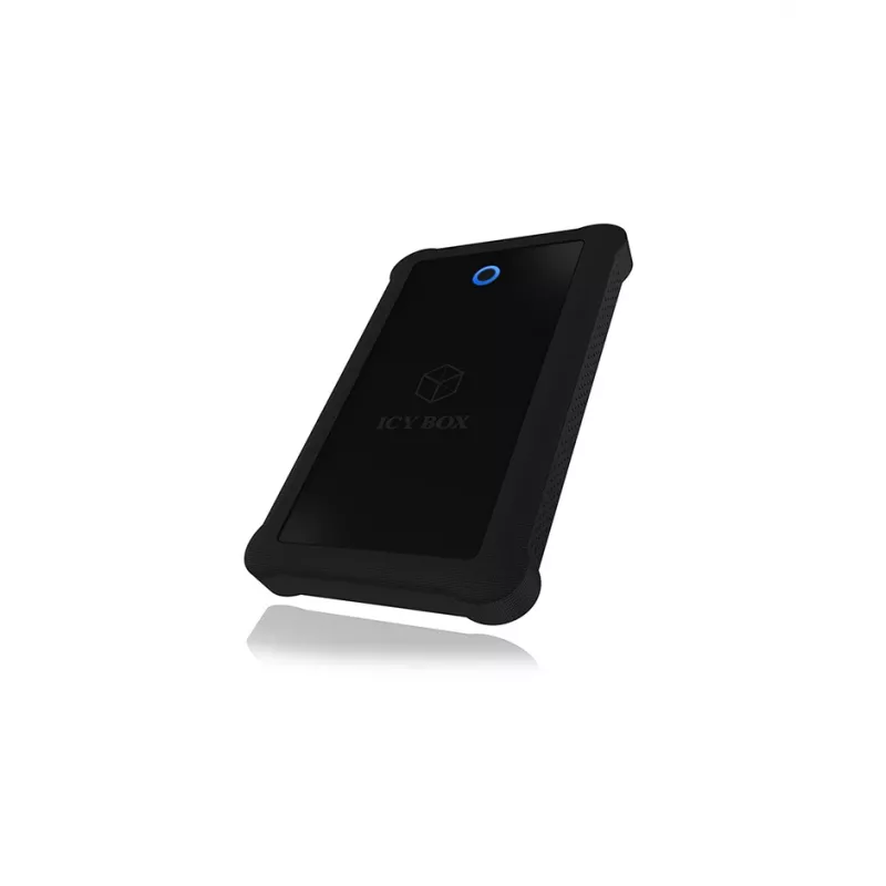 ICY BOX IB-233U3-B HDD/SSD korpus Must 2,5 tolli