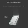 ICY BOX IB-241WP HDD/SSD korpus Antratsiit, Hõbedane 2,5 tolli