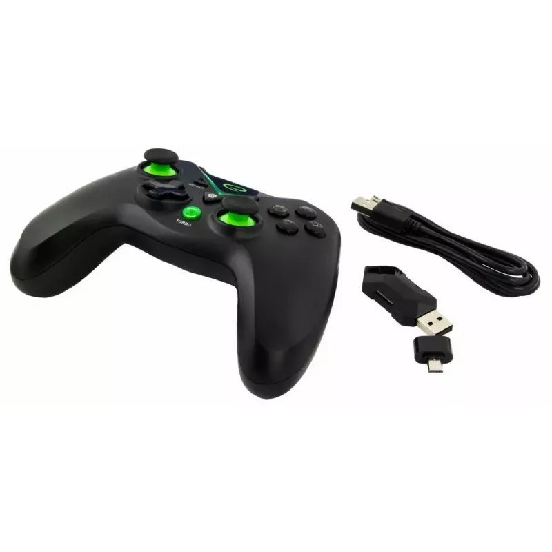 Juhtmevaba mängupult ESPERANZA EGG112K 2,4 GHz, PC-le ja PS3-le, USB-vastuvõtja, must, 12 nuppu, analoogkangid