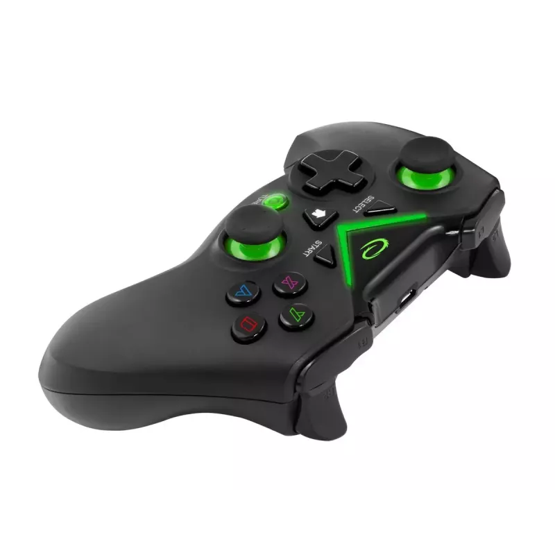 Juhtmevaba mängupult ESPERANZA EGG112K 2,4 GHz, PC-le ja PS3-le, USB-vastuvõtja, must, 12 nuppu, analoogkangid