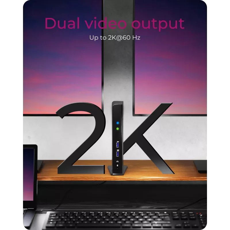 ICY BOX IB-DK2241AC Juhtmega USB 3.2 Gen 1 (3.1 Gen 1) Type-A Must