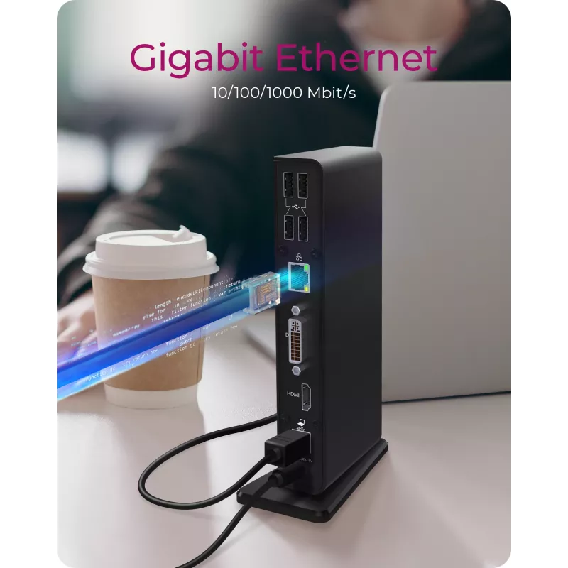 ICY BOX IB-DK2241AC Juhtmega USB 3.2 Gen 1 (3.1 Gen 1) Type-A Must