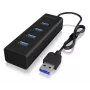 ICY BOX IB-HUB1409-U3 USB 3.2 Gen 1 (3.1 Gen 1) Type-A 5000 Mbit/s Must