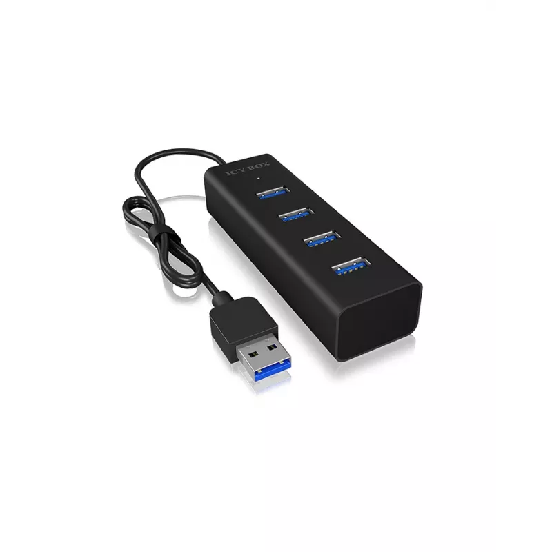 ICY BOX IB-HUB1409-U3 USB 3.2 Gen 1 (3.1 Gen 1) Type-A 5000 Mbit/s Must