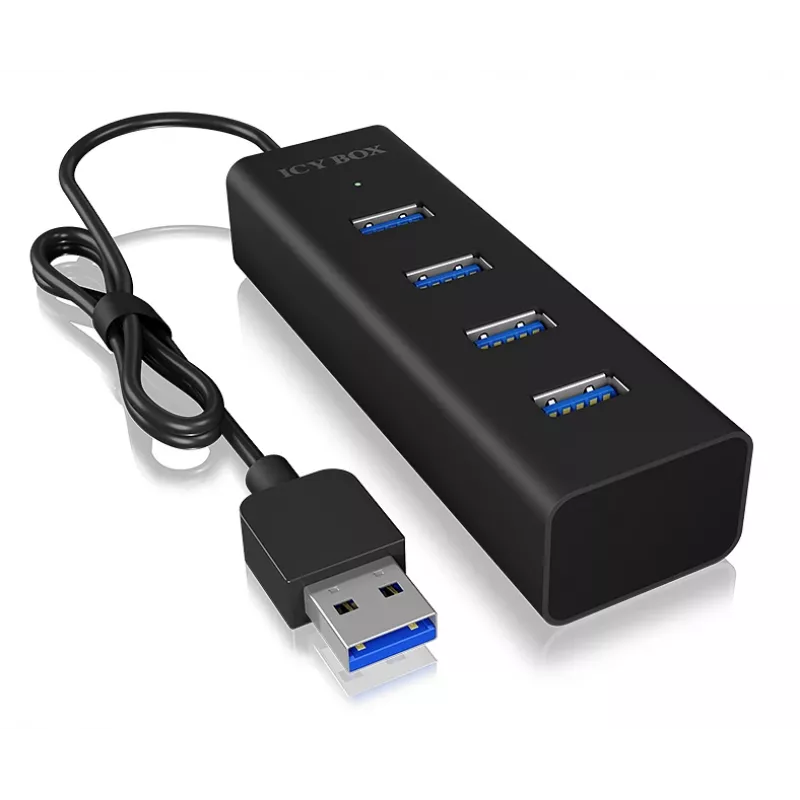ICY BOX IB-HUB1409-U3 USB 3.2 Gen 1 (3.1 Gen 1) Type-A 5000 Mbit/s Must