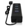 ICY BOX IB-HUB1409-U3 USB 3.2 Gen 1 (3.1 Gen 1) Type-A 5000 Mbit/s Must