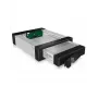 ICY BOX IB-129SSK-B 13,3 cm (5,25 tolli) esipaneel Must