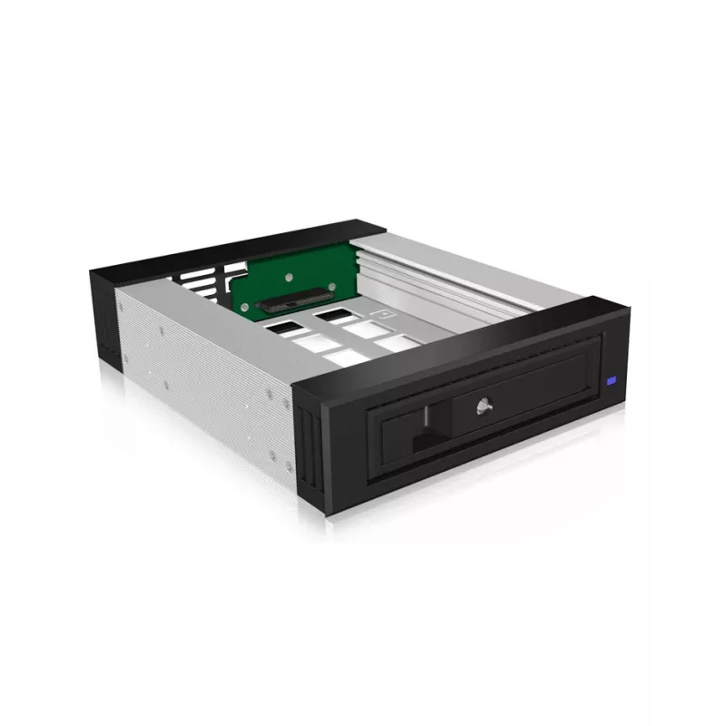ICY BOX IB-129SSK-B 13,3 cm (5,25 tolli) esipaneel Must