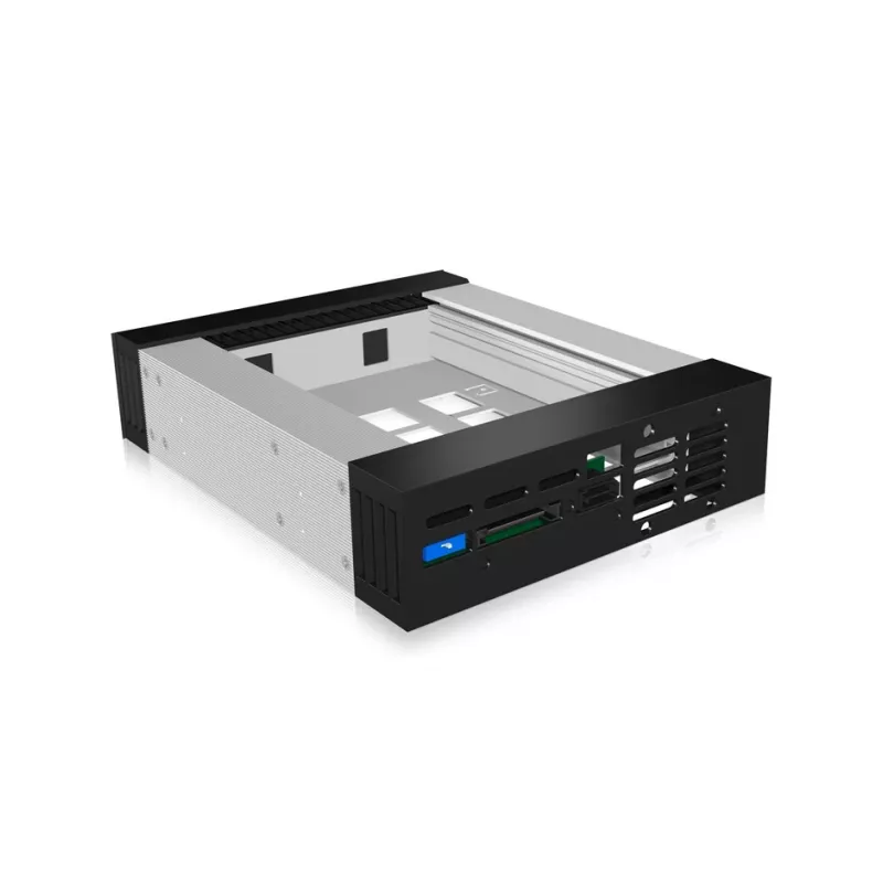 ICY BOX IB-129SSK-B 13,3 cm (5,25 tolli) esipaneel Must