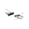 ICY BOX IB-168SK-B 13.3 cm (5.25 tolli) kandepaneel, must