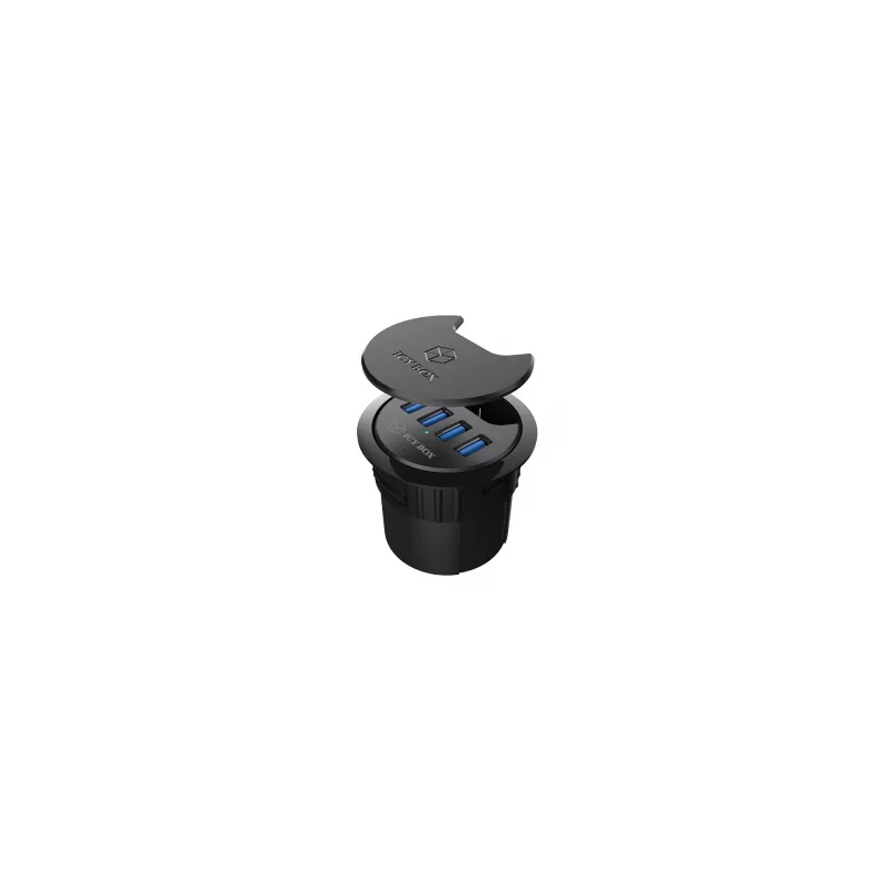 ICY BOX IB-HUB1403 USB 3.2 Gen 1 (3.1 Gen 1) Type-A 5000 Mbit/s Must