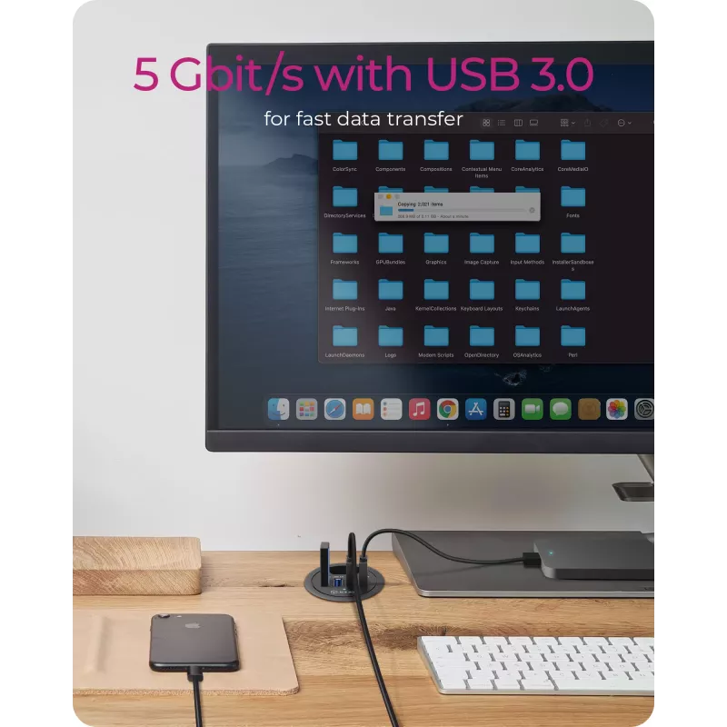 ICY BOX IB-HUB1403 USB 3.2 Gen 1 (3.1 Gen 1) Type-A 5000 Mbit/s Must