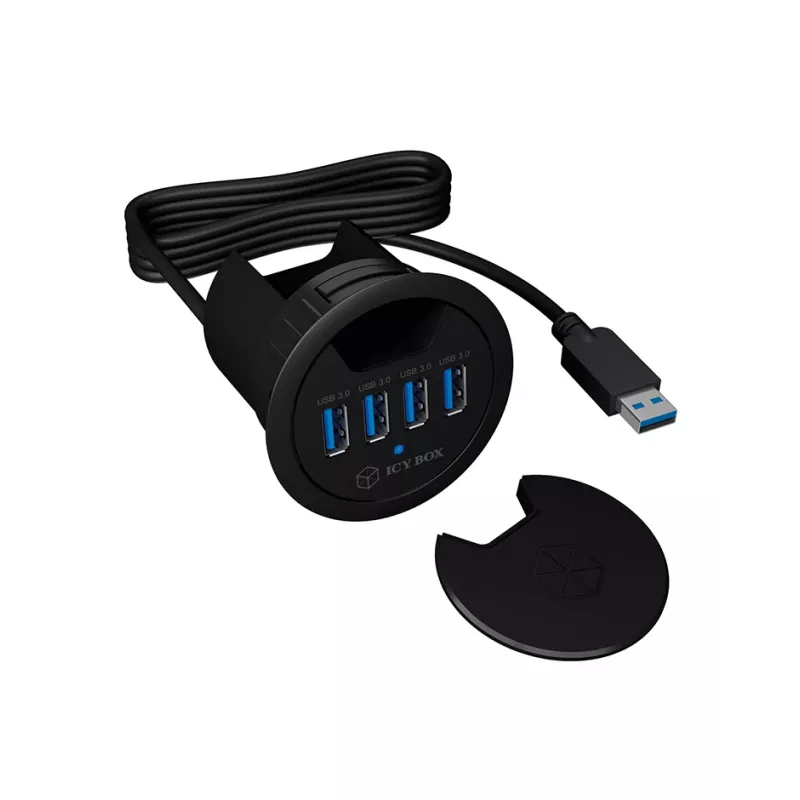 ICY BOX IB-HUB1403 USB 3.2 Gen 1 (3.1 Gen 1) Type-A 5000 Mbit/s Must