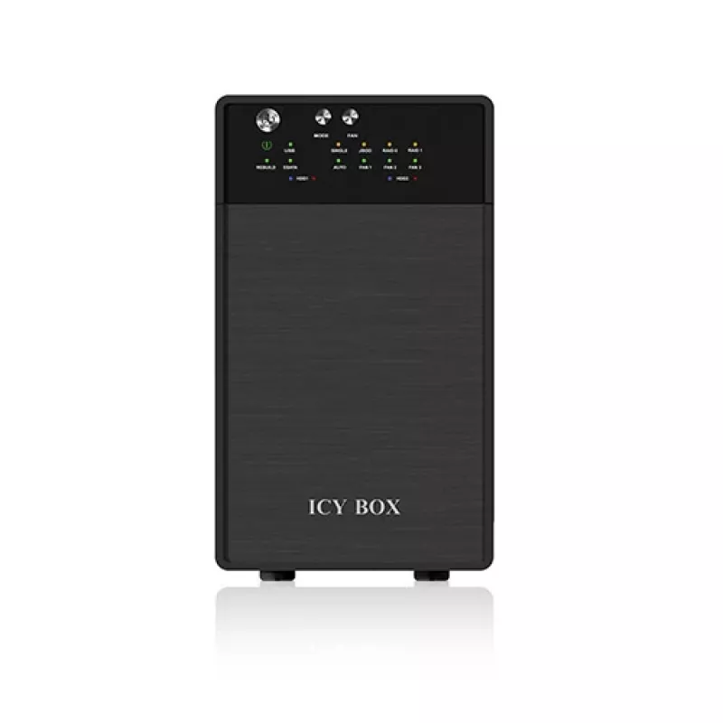 ICY BOX IB-RD3620SU3 kettaseade 0 TB Töölaud Must