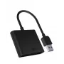 ICY BOX IB-CR301-U3 kaardilugeja USB 3.2 Gen 1 (3.1 Gen 1) Must