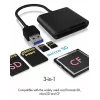 ICY BOX IB-CR301-U3 kaardilugeja USB 3.2 Gen 1 (3.1 Gen 1) Must