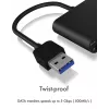 ICY BOX IB-CR301-U3 kaardilugeja USB 3.2 Gen 1 (3.1 Gen 1) Must