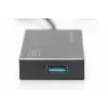 DIGITUS USB 3.0 jaotur, 4 porti, sisaldab 5V/2A toiteplokki, alumiiniumkorpuses