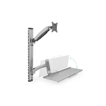 DIGITUS Flexible wall mount forworkspaces for Monitor+klaviatuur (DA-90354)