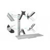 DIGITUS Flexible wall mount forworkspaces for Monitor+klaviatuur (DA-90354)