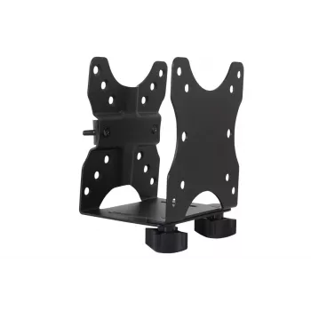 DIGITUS Multifunctional Mini Desktop PC holder for table, clamp or between a monitor mount inst. VESA 75x75, 100x100