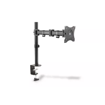 “DIGITUS” ühe monitori lauaklamberkinnitus, must, 45° pööre, 45° kalle, 360° pööramine, 15–27-tolline TFT, maks. koormus 8 kg, VESA maks. 100x100