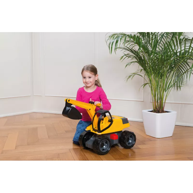 Lena GIGA TRUCKS Ekskavaator Pro, Ekskavaator, 3 a, Must, Kollane