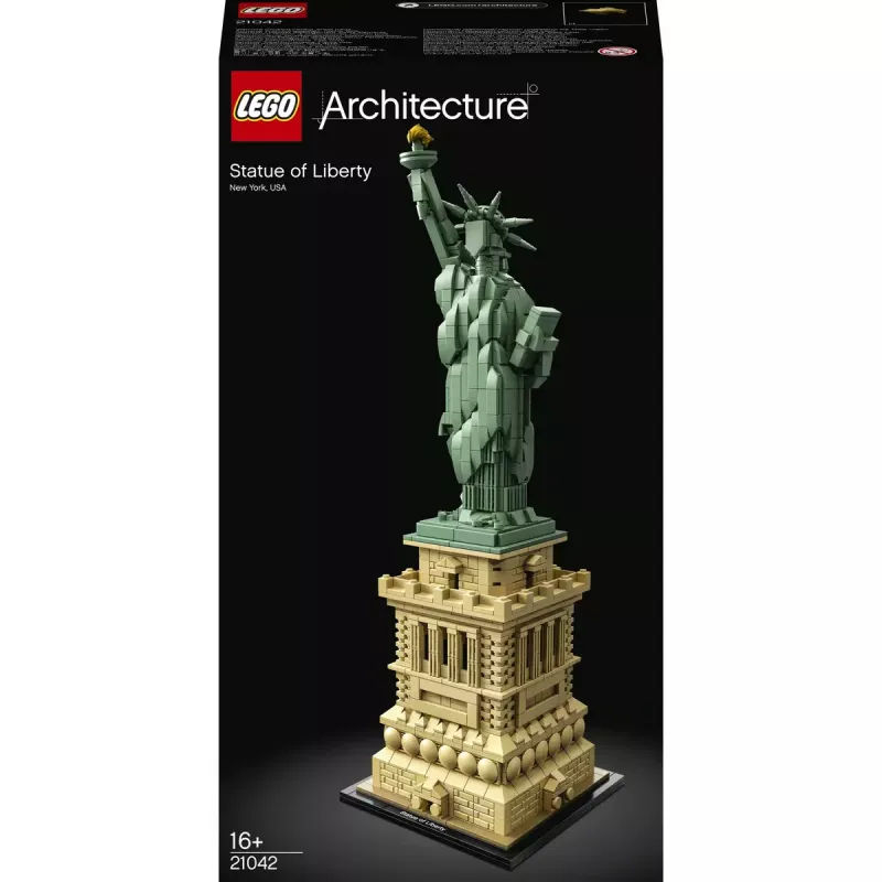 LEGO Architecture Vabadussammas 21042 ehituskomplekt — 1685 tk, detailne Vabadussamba mudel