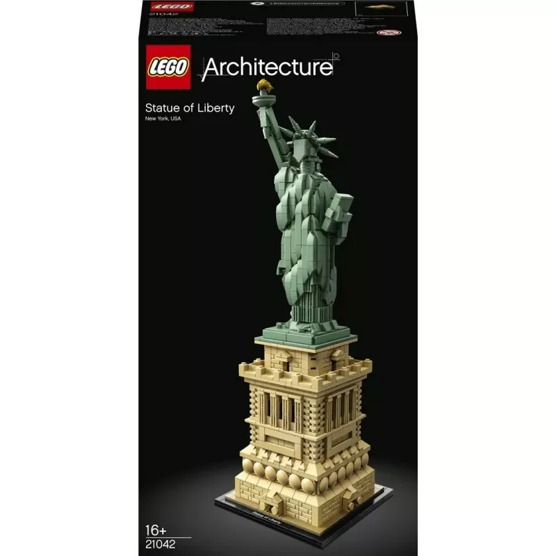 LEGO Architecture Vabadussammas 21042 ehituskomplekt — 1685 tk, detailne Vabadussamba mudel