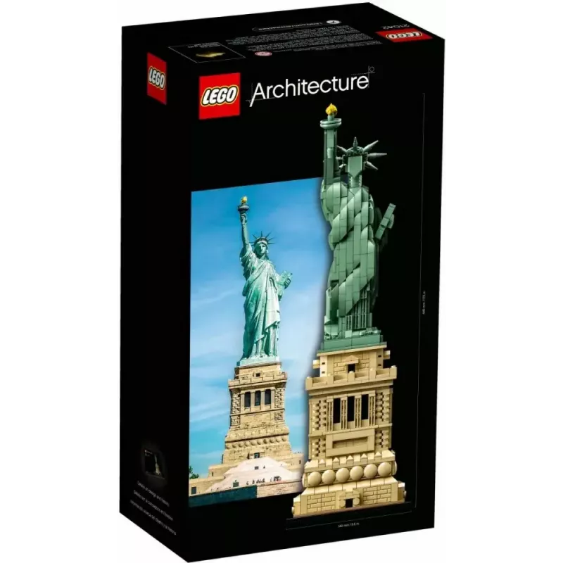 LEGO Architecture Vabadussammas 21042 ehituskomplekt — 1685 tk, detailne Vabadussamba mudel