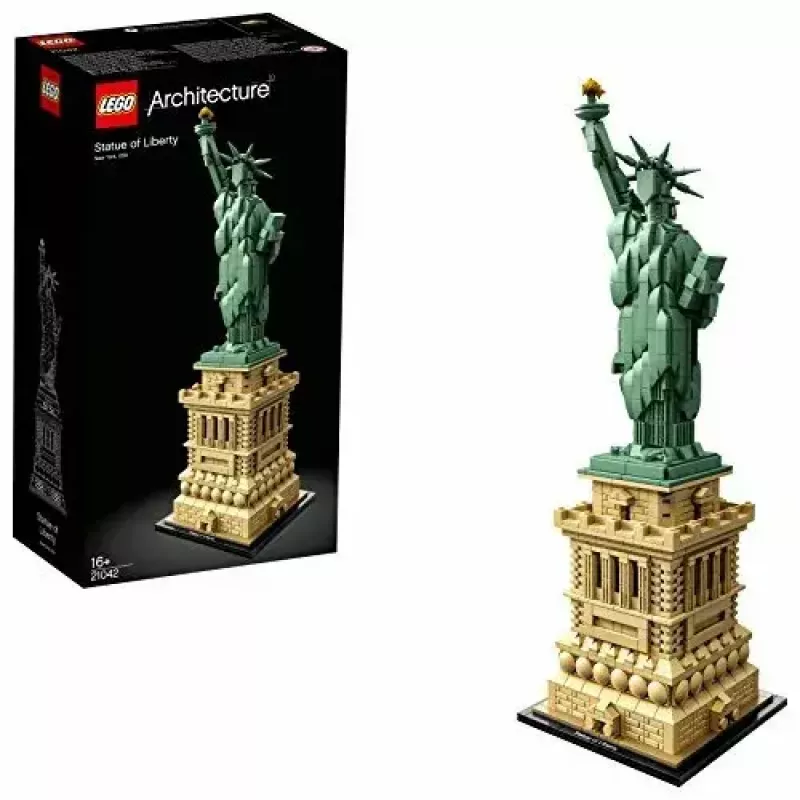 LEGO Architecture Vabadussammas 21042 ehituskomplekt — 1685 tk, detailne Vabadussamba mudel