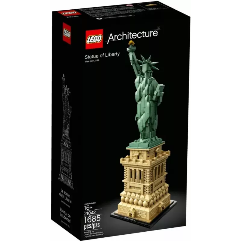 LEGO Architecture Vabadussammas 21042 ehituskomplekt — 1685 tk, detailne Vabadussamba mudel