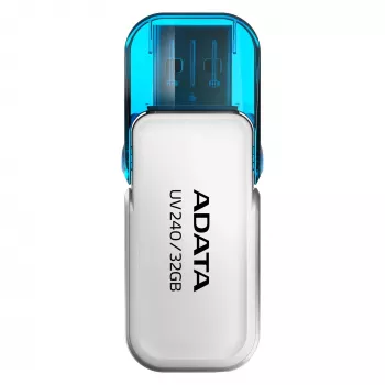USB-mälupulk ADATA UV240 32 GB USB Type-A 2.0, valge, korgiga