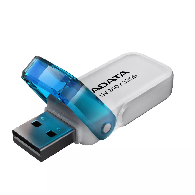 USB-mälupulk ADATA UV240 32 GB USB Type-A 2.0, valge, korgiga