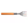 DIGITUS paigalduskaabel - Cat 7 - S/FTP - AWG 23/1 - simplex - 100m - Oranž