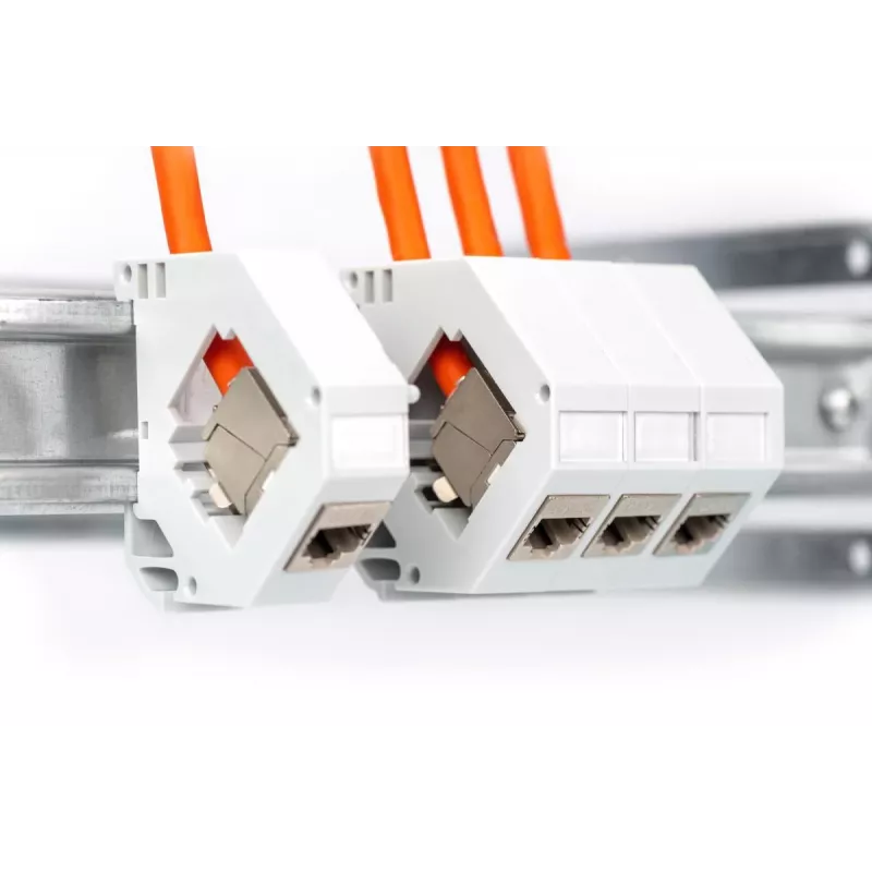 DIGITUS paigalduskaabel - Cat 7 - S/FTP - AWG 23/1 - simplex - 100m - Oranž