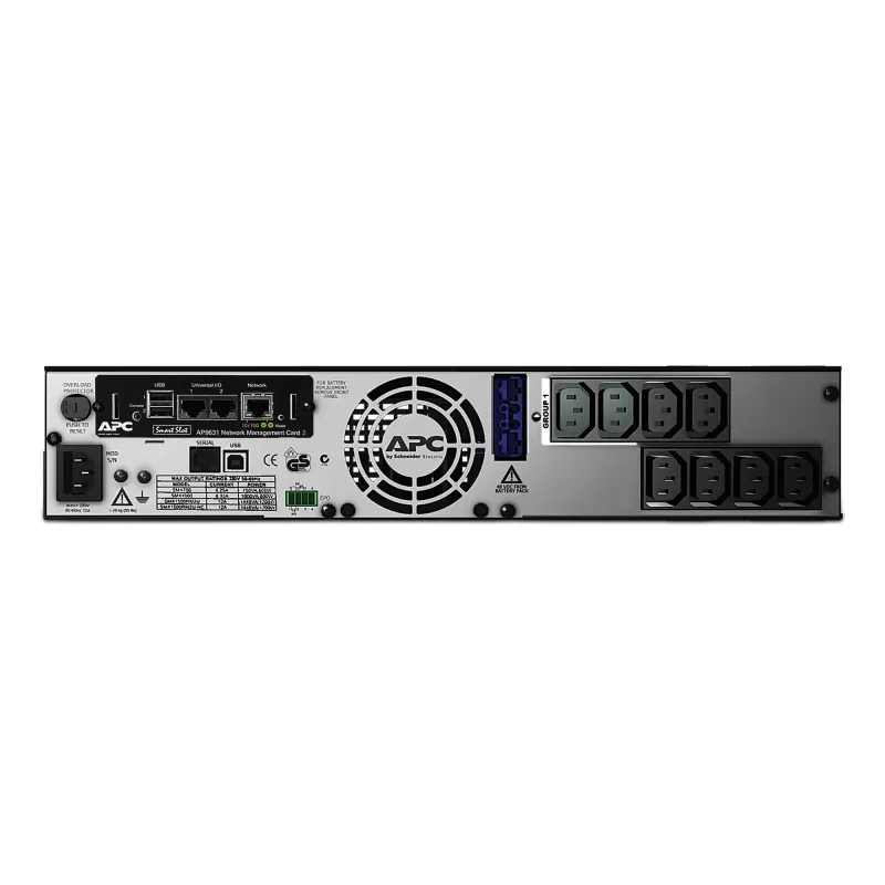 APC Smart-UPS X SMX750INC - 750VA, 8x C13 väljund, USB, laiendatav tööaeg, NMC