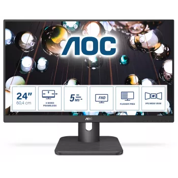 AOC E1 24E1Q arvutimonitor 60,5 cm (23,8 tolli) 1920 x 1080 pikslit Full HD LED must