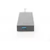 DIGITUS USB 3.0 jaotur, 7-porti koos 5V/3,5A toiteadapteriga, alumiiniumkorpus