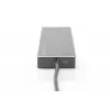 DIGITUS USB 3.0 jaotur, 7-porti koos 5V/3,5A toiteadapteriga, alumiiniumkorpus