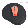 GEMBIRD hiirematt geelist randmetoega (240 x 220 mm) - Must