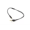 Audioadapter Gembird CCA-418M 3,5 mm emane 2 × 3,5 mm isasele, 0,2 m, must