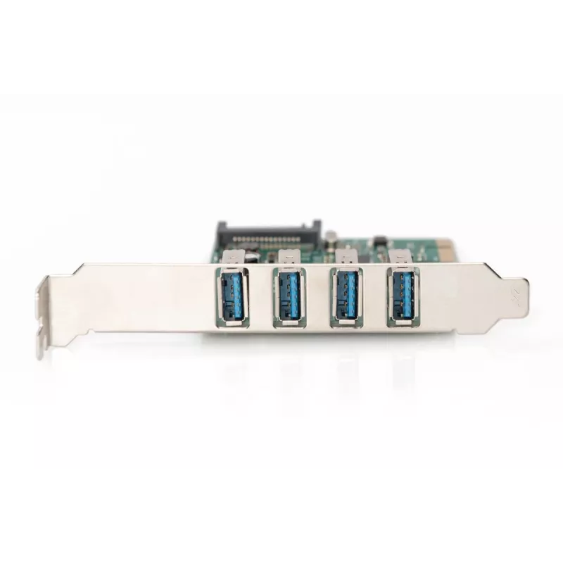 DIGITUS USB 3.0, 4 Port, Pci-e lisakaart 4 porti A/F väline VL805 kiibistik