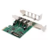 DIGITUS USB 3.0, 4 Port, Pci-e lisakaart 4 porti A/F väline VL805 kiibistik