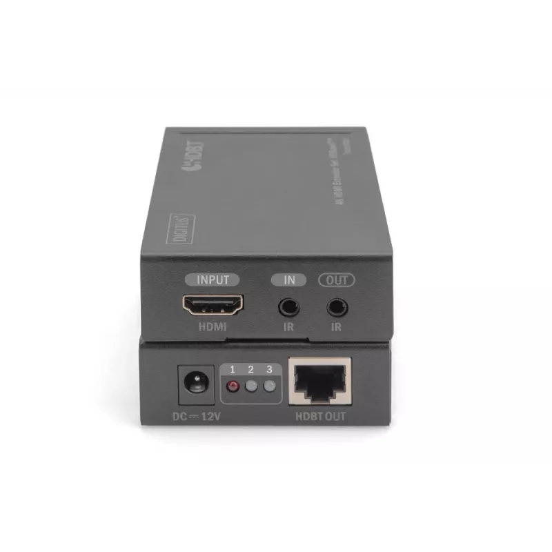 DIGITUS 4K HDMI Extender Set, HDBaseT 70 m over võrgukaabel (Cat 5E, 6, 7) UHD 4K2K/30 Hz