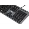 Juhtmega klaviatuuri ja hiire komplekt IBOX IKMS606 — täissuuruses QWERTY UK inglise klaviatuur, USB, must, hiir 800 DPI